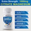 Magnesium Citrate Capsules 1000mg Per Serving - Highest Potency 120 Capsules