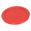 Pyrex 7200-PC 2 Cup Red Plastic Storage Lids, Made in USA (12-Pack)