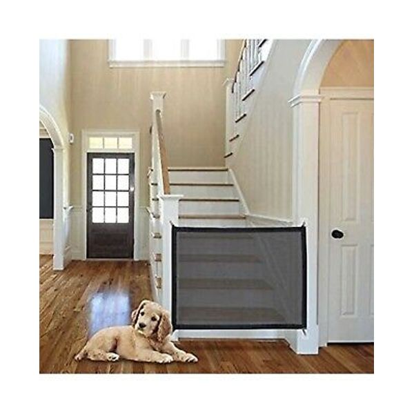 Magic Pet Mesh Dog Gate, Puppy and Baby Gate, Portable Safety Fence 41x29”