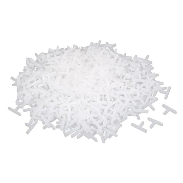 Sourcingmap Wall Floor Tile Plastic T Type Spacers Tiling Tools 3mm White 1000pcs