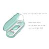 High Toughness Professional Toothpicks Sticks Dental Floss Picks 20 Picks Threader Flosser with 2 Storage Cases, flossing for Family,Hotel,Travel (Pink and Green)