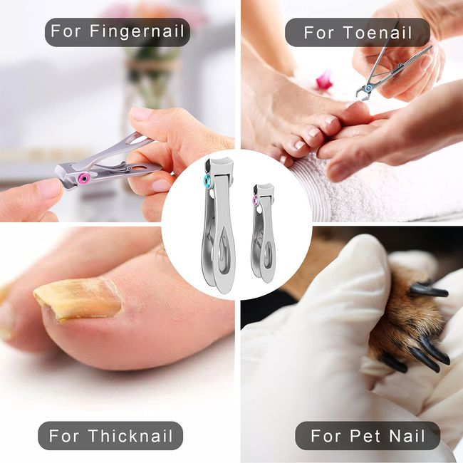 Nail Clipper Set - Fingernail and Toenail Clipper