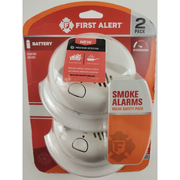 First Alert Smoke Alarm SMI100 DC 2pk