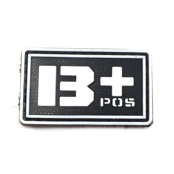 Night Ops Blood Group ID Patch (B POS (B+))