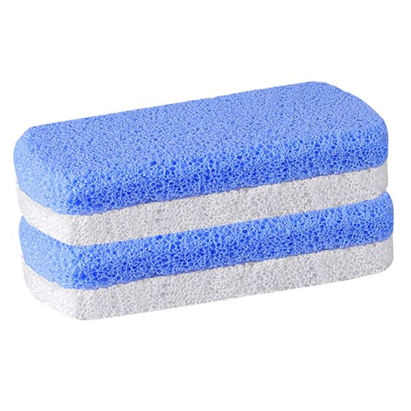 PLAFOPE 2pcs Foot Rub Foot Scrubber Dead Skin Remover Scraper Tool Pumice Stone Foot Stone Pumice Foot Exfoliator Feet Scrubber Dead Skin Foot Pumice Pedicure Foam Glass Handheld Cleaner