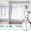 Vertical Blinds Replacement Stem and Gear, White, 12 Sets Repair Kit