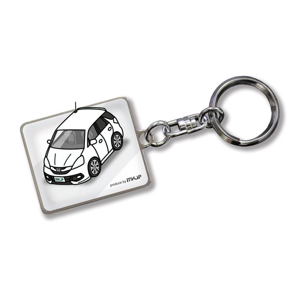 mkjp Custom Key Holder Honda Fit Shuttle GG7 GP2 Late Base White -