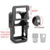 Convenient protective frame case with adapter for black aluminum alloy camera DJI Action 2