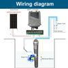 3" Solar Deep Well Pum Submersibl Pump Impeller DC 48V 500W  + MPPT Controller