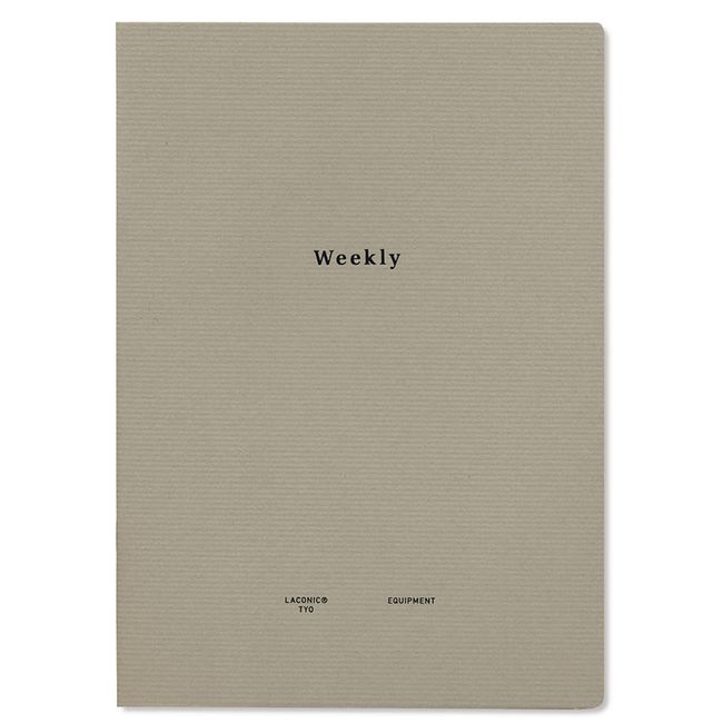 Laconic Notebook A5 Weekly Date Free Style Notebook LGF02-36