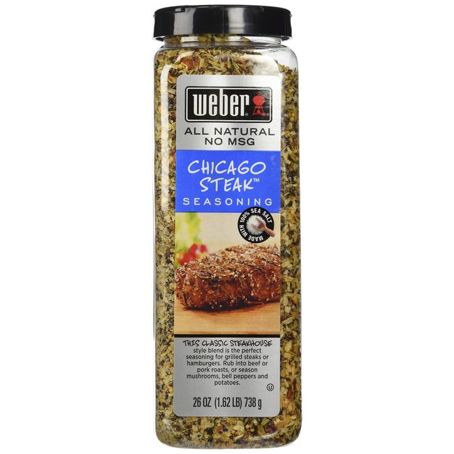 Weber All Natural Savory Herbs w Roasted Garlic Seasoning No MSG Gluten Free