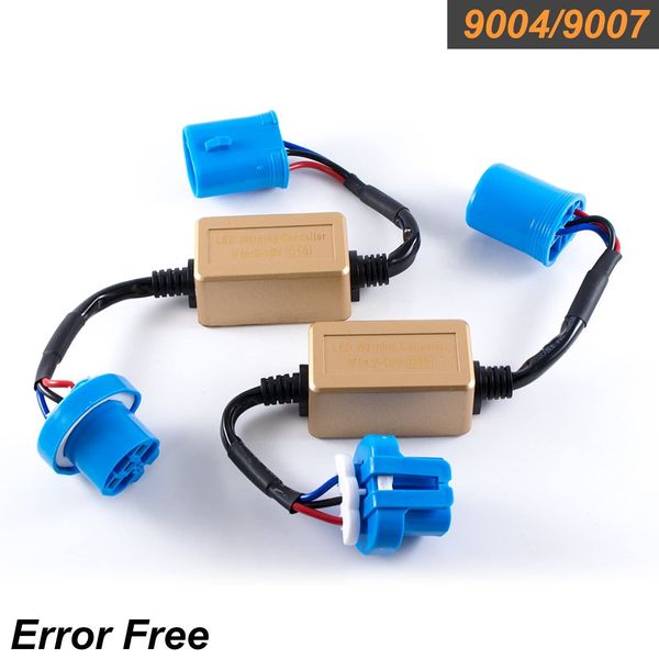 Xotic Tech 9004 9007 HB5 Decoder Canceller for Fog Light, Canbus Resistor Fix Error Code Fast Blink Hyper Flash