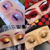 Makeup Practice Face Board, Perfect Aid to Practicing Makeup, 5D Reusable Realistic Silicone Face Eye Makeup Training Mannequin, for Makeup Artist Beginners Eyeshadow Eyebrow Eyeliner Practice