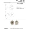 Viaggio CLOCLO_SC_238 Circolo Solid Brass Round Rosette Single Cylinder Deadbolt - Bright Chrome