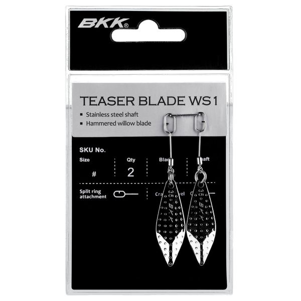 BKK Lures D-MP-1011 Teaser Blade WS1 - S, 2-Pack