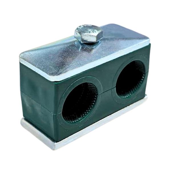 30mm, Group 4, Double Polypropylene Complete Hydraulic Tube/Pipe Clamp