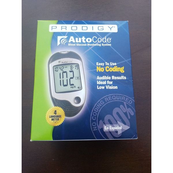 Prodigy Auto Code Talking Blood Glucose Monitoring Kit - English or Spanish