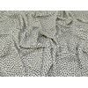 Viscose Challis Fabric Navy, Cream - per metre