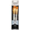 FolkArt Plaid Nylon Brush Set, 50559 Brown (3-Piece)