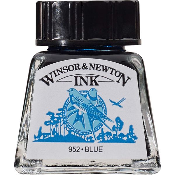 Winsor & Newton 14ml Drawing Ink Bottle - Blue