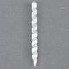 Round Point Selenite Spiral Wand
