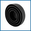 A ABSOPRO 1Pcs Universal Car LED Headlight Headlamp Dust Cap Cover Rubber Item Replacement