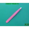  5 Pcs EyeBrow Tweezers Pink Color Manicure Instruments