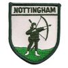 NOTTINGHAM ROBIN HOOD WORLD EMBROIDERED PATCH BADGE