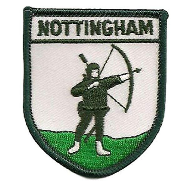 NOTTINGHAM ROBIN HOOD WORLD EMBROIDERED PATCH BADGE
