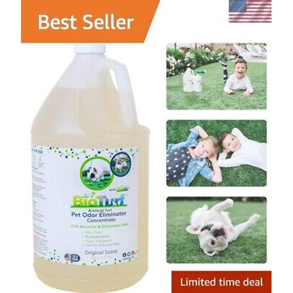 Non-Toxic 1 Gallon Pet Odor Eliminator for Artificial Turf & Enzyme Concentrate