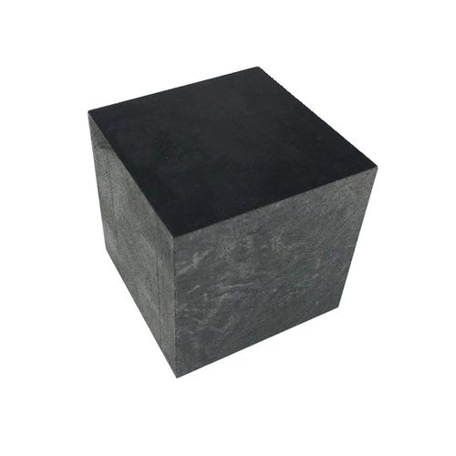 OTOOLWORLD 99.9% Purity Graphite Ingot Block EDM Square Graphite Plate Milling Surface (70x70x70MM)