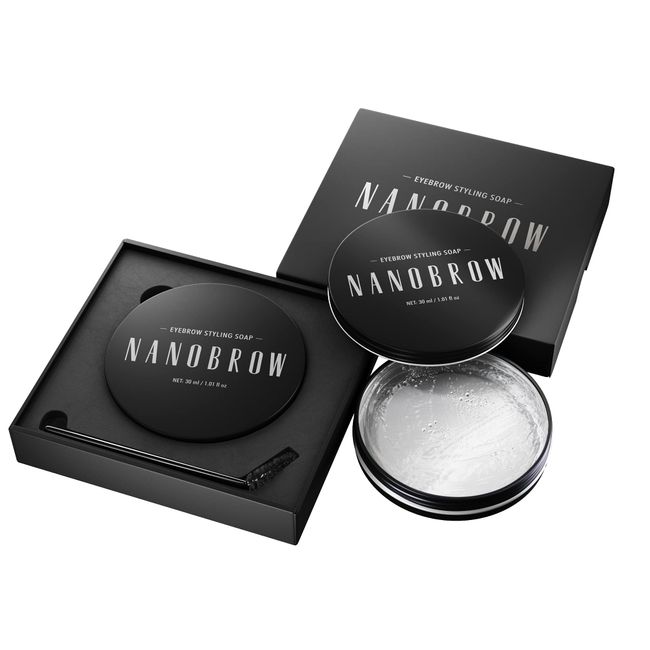 Augenbrauen Seife Nanobrow Styling Soap 30g - Natürliche und Vollere Augenbrauen,Augenbrauenseife, Augenbrauen Styling