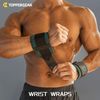 TOPPERGEAR High Weight Wrist Wraps (HUNTER GREEN, STANDARD)