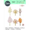 Sizzix Thinlits Die Set 7PK Seasonal Trees by Jennifer Ogborn, Grey, One Size