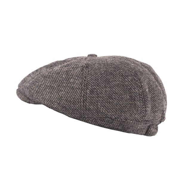 Heritage Traditions Tweed Newsboy Cap One Size Grey