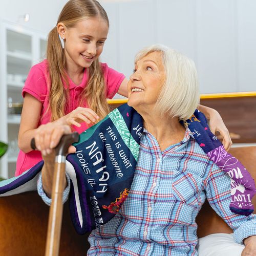 Gevuto Nana Gifts Blanket 50" X 60" - Birthday Gifts for Nana - Nana Gifts from Grandkids - Grandma Gifts for Mothers Day - Nana Birthday Gifts - Gigi Gifts for Grandma - Best Nana Ever Gifts