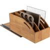 Pull Out Cabinet Organizer for Pans, Pot Lid, Cookie Sheet, Cutting Board, Bakin