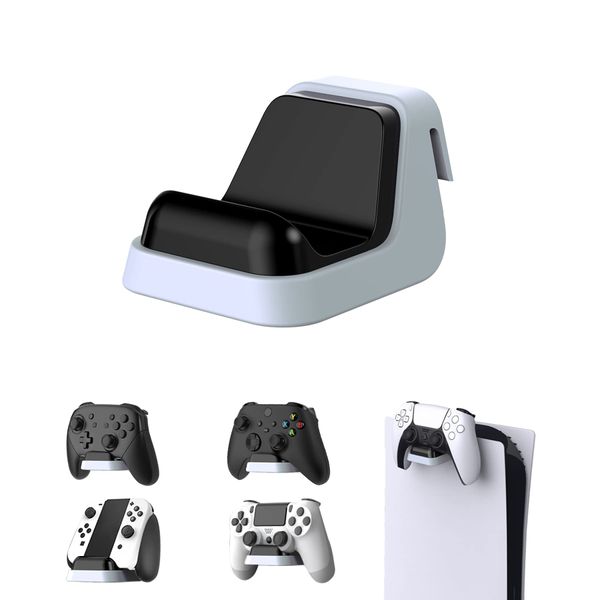 PlayVital PS5 Compatible & Headset, Universal Game Controller Wall Mount for Xbox Series Controller, Wall Holder for Nintendo Switch Pro Controller, Dedicated Console Hanger Mode for PS5 Controller