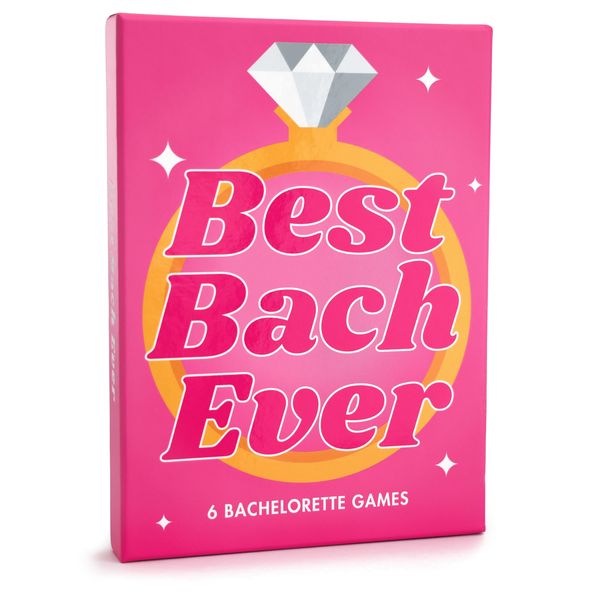 Happy Duo Best Bach Ever - Bachelorette Party Games, Bachelorette Party Accessories, Bachelorette Games, Bachlorette Party Games, Bach Party Games, Bachelorette Party Supplies, for Adults Ages 17+