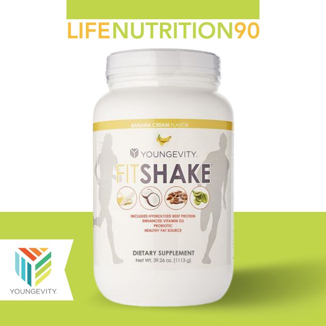 Youngevity FitShake - Banana Cream / 30 Servings