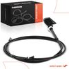 A-Premium Front Hood Latch Release Cable with Handle Compatible with Ford Focus 2000-2007, 76.7 Inch, Replace# YS4Z16916AA