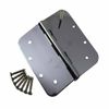 Door Hinges Bright Chrome Radius 5" x 5" | Renovator's Supply