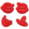Skater Curious George CSM1 Stamp Cookie Cutter