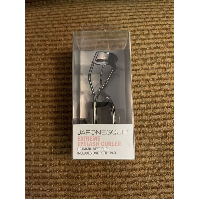 Japonesque Eyelash Curler Gunmetal with replacement pad New