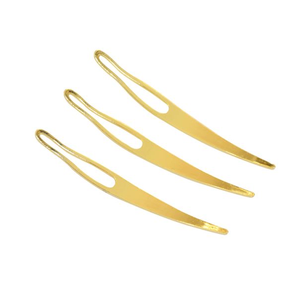 3 Pieces Dreadlocks Crochet Hooks Needles Interlocking Tool for Locs Sisterlock Crochet Hook Tool Tightening Accessory Hair Tool for Dreadlocks (Gold)