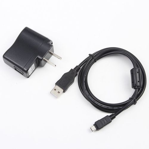 MaxLLTo 5ft Extra Long USB AC Power Adapter Battery Charger Data Sync Cable Cord for Olympus Camera TG-1 TG-2 iHS TG-3 TG-320