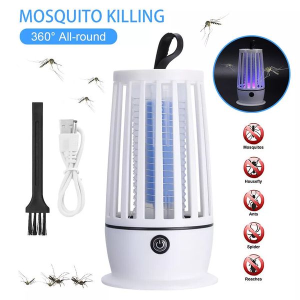 Electric Mosquito Insect Killer Zapper LED Light Home Fly Bug Pest Control Lamp