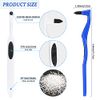 8 Pieces Tooth Stain Eraser Tooth Stain Removers Tartar Eraser Polisher Dental Plaque Tool Teeth Cleaning Kit for Teeth Whitening Polishing
