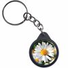 Ozorath Daisy Flower Keyring Keychain Key Ring Chain With Trolley Coin