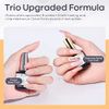 Modelones Gel Top Coat and Base Coat, 2Pcs 10ml Gel Nail Polish No Wipe Top and Base Coat Set, Glossy Shine Long Lasting LED Soak Off For Home DIY and Nail Salon